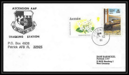8748/ Espace (space Raumfahrt) Lettre (cover Briefe) 12/11/1981 Shuttle (navette) Sts 2 Ascension Island - Afrika