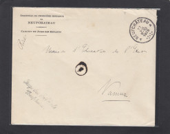 TRIBUNAL DE PREMIERE INSTANCE DE NEUFCHATEAU,CABINET DU JUGE D'ENFANTS .LETTRE EN FP POUR NAMUR,1925. - Franquicia