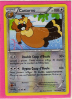 Carte Pokemon Francaise 2014 Xy Xy 107/146 Castorno 100pv Reverse Neuve - XY