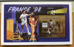 WM98 TCHAD OR 1998 Coupe Du Monde FRANCE Football Soccer NEUF** MNH - 1998 – Francia