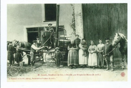 PHOTO - REPRODUCTION DE CARTE POSTALE ANCIENNE - GIRARD Bouilleur De Cru à Bajolet Par FORGES-les-BAINS - Beroepen