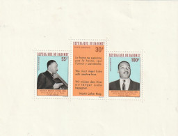 ///    DAHOMEY  ////  Bloc Feuillet   N° 14 Martin Lutherking ** - Covers & Documents