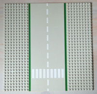 Lego Vintage Plaque Route Set Espace Droit Avec Passage Clouté - Unclassified