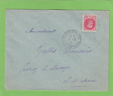 LETTRE DE SOUPPER SUR LOING POUR LOREZ LE BOCAGE,1942. - Covers & Documents