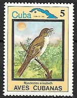 Cuba -MNH ** 1983 :   Cuban Solitaire  -  Myadestes Elisabeth - Uccelli Canterini Ed Arboricoli