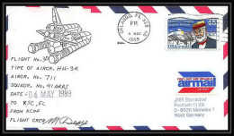 9700/ Espace (space) Lettre (cover) Signé (signed Autograph) 4/5/1989 Orlando Launch Sts-30 Shuttle (navette) USA - United States