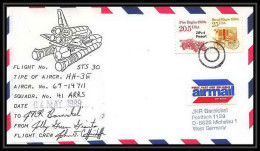 9699/ Espace (space) Lettre (cover) Signé (signed Autograph) 1989 Sts-30 USA - United States