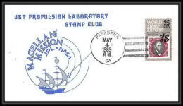 9597/ Espace (space Raumfahrt) Lettre (cover) 4/5/1989 Jet Propulsion Pasadena Magellan Mission USA - United States