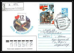 9485/ Espace (space) Entier Postal (Stamped Stationery) 5/5/1988 Progress 35 Mir (Russia Urss USSR) - Russie & URSS