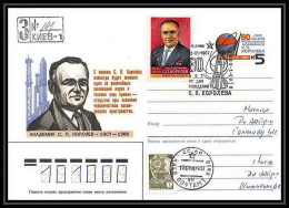 9335/ Espace (space Raumfahrt) Entier Postal (Stamped Stationery) 12/1/1987 Korolev (Russia Urss USSR) - UdSSR