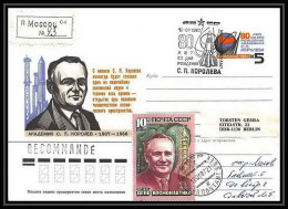 9336/ Espace (space Raumfahrt) Entier Postal (Stamped Stationery) 12/1/1987 Korolev (Russia Urss USSR) - UdSSR