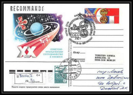 9289/ Espace (space Raumfahrt) Entier Postal (Stamped Stationery) 30/6/1986 Intercosmos (Russia Urss USSR) - Russia & URSS