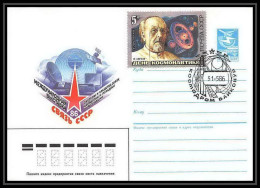 9285/ Espace (space) Entier Postal (Stamped Stationery) 31/5/1986 (Russia Urss USSR) Tsiolkovski Soyuz (soyouz Sojus) - Rusia & URSS