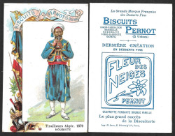 Chromo BISCUITS PERNOT, Militaria - Tirailleur Algérien 1879 NOUBISTE - Pernot