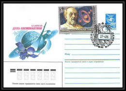 9279/ Espace (space Raumfahrt) Entier Postal (Stamped Stationery) 27/4/1986 Tsiolkovski (Russia Urss USSR) - Russia & URSS