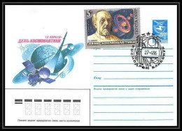 9279/ Espace (space Raumfahrt) Entier Postal (Stamped Stationery) 27/4/1986 Tsiolkovski (Russia Urss USSR) - Russie & URSS