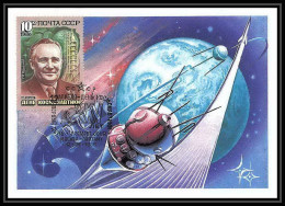 9275/ Espace (space Raumfahrt) Carte Maximum (card) 12/4/1986 Korolev (Russia Urss USSR) - Russie & URSS