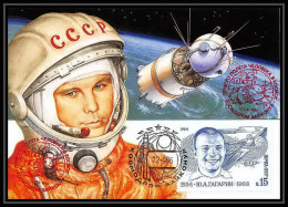 9272/ Espace (space Raumfahrt) Carte Maximum (card) 12/4/1986 Gagarine Gagarin (Russia Urss USSR) - Russia & USSR