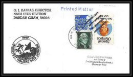 9165/ Espace (space Raumfahrt) Lettre (cover Briefe) 30/10/1984 Dandan Guam Station Shuttle (navette) USA - Verenigde Staten