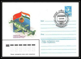 9123/ Espace (space Raumfahrt) Entier Postal (Stamped Stationery) 3/4/1984 Intercosmos (Russia Urss USSR) - Russia & URSS