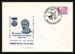 9079/ Espace (space Raumfahrt) Lettre Cover 26/6/1983 Kamenz Udssr Allemagne (germany DDR) - Europa