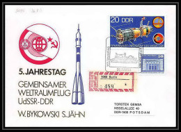 9073/ Espace (space Raumfahrt) Lettre Cover 26/6/1983 Bykovski Udssr Allemagne (germany DDR) - Europa