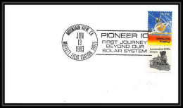 9028/ Espace (space Raumfahrt) Lettre (cover) 13/6/1983 Mountain View Moffett Field Pioneer 10 USA - Estados Unidos