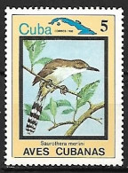 Cuba -MNH ** 1983 :     Great Lizard Cuckoo  -  Coccyzus Merlini - Kuckucke & Turakos