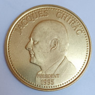 FRANCE - MÉDAILLE - JACQUES CHIRAC - PRESIDENT 1995 - SUP - Autres & Non Classés