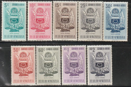 VENEZUELA - PA N°537/45 * (1953) Armoiries De L'Etat De Nueva Esparta - Venezuela