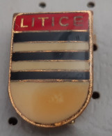 LITICE  Coat Of Arms, Blason, Czech Republic Pin - Villes