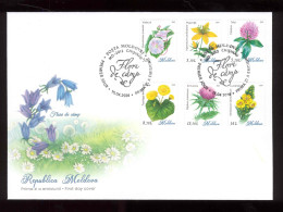 Moldova 2024 Wild Flowers FDC - Moldova