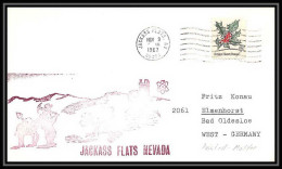 10824/ Espace (space Raumfahrt) Lettre (cover Briefe) 9/11/1967 Jackass Flats Nevada USA - Etats-Unis