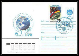 10596/ Espace (space) Entier Postal (Stamped Stationery) 17/3/1992 Soyuz (soyouz Sojus) Tm-14 Mir Vert Russie (russia) - Rusland En USSR