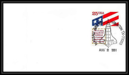 10516/ Espace (space Raumfahrt) Lettre (cover Briefe) 2/8/1991 Shuttle (navette) STS-43 Start Nassau Bay USA - Estados Unidos