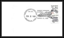 10503/ Espace (space Raumfahrt) Lettre (cover Briefe) 2/2/1991 Shuttle (navette) Ashland Springer In Orbit USA - Estados Unidos