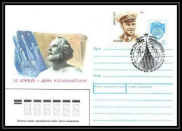 10275/ Espace (space) Entier Postal (Stationery) 12/4/1991 Gagarine Gagarin Cosmonautics Day Tsiolkovski (urss USSR) - Russie & URSS