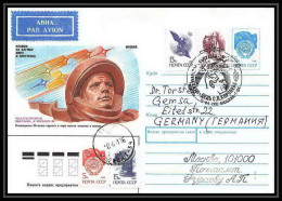 10261/ Espace (space) Entier Postal (Stamped Stationery) 10/4/1991 Gagarine Gagarin Korolev (urss USSR) - Russia & URSS