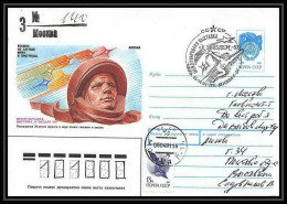 10245/ Espace (space) Entier Postal (Stamped Stationery) 6-14/4/1991 Gagarine Gagarin (urss USSR) - Russia & USSR