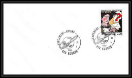10166/ Espace (space Raumfahrt) Lettre (cover Briefe) 21/1/1990 Lancement Ariane Kourou France - Europe