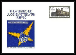 10158/ Espace (space) Entier Postal (Stamped Stationery) 1990 Prognos 10 Interkosmos Satellite Allemagne (germany DDR) - Europa