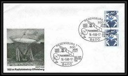 10156/ Espace (space Raumfahrt) Lettre (cover Briefe) 19/5/1990 Regenburg Radioteleskop Allemagne (germany Bund) - Europe