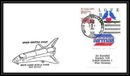 10130/ Espace (space Raumfahrt) Lettre (cover Briefe) 1/12/1990 Shuttle (navette) White Sands USA - Etats-Unis