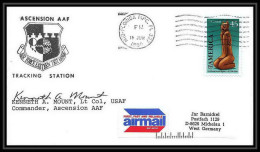10118/ Espace (space) Lettre (cover) Signé (signed Autograph) 18/6/1990 Shuttle (navette) Ascension USA - United States