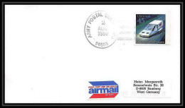 10119/ Espace (space Raumfahrt) Lettre (cover Briefe) 2/8/1990 Shuttle (navette) USA - United States