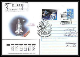 10062/ Espace (space) Entier Postal (Stamped Stationery) 12/4/1990 DAY OF COSMONAUTIC (urss USSR) - Rusia & URSS
