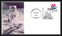 10958/ Espace (space Raumfahrt) Lettre (cover Briefe) 7/3/1999 Novapex Station Apollo 11 Moon USA - USA