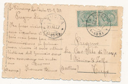 1917 BUCITA DC FRAZIONARIO DA SAN VINCENZO LA COSTA - Storia Postale