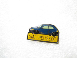 PIN'S    PEUGEOT  SIAL   205 BLEU - Peugeot