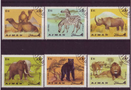 Asie - Ajman - Faune - 6 Timbres Différents - 6905 - Adschman